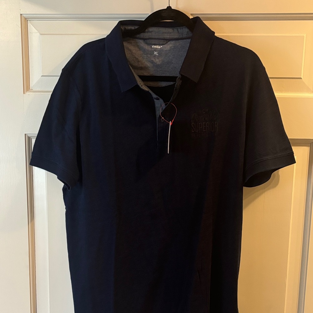 Collio Men's Navy Polo Shirt - Classic Short Sleeve